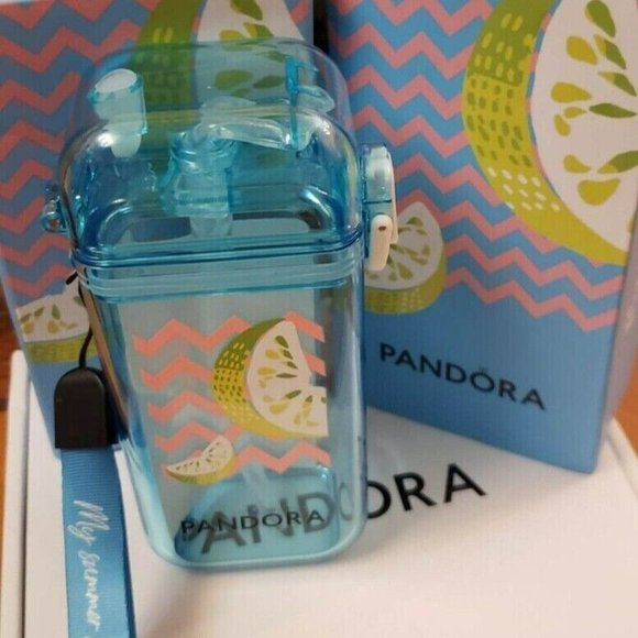 VERY RARE PANDORA *ASIAN EXCLUSIVE* SUMMER BOTTLE WITH BUILT STRAW 280ML - Picture 4 of 12
